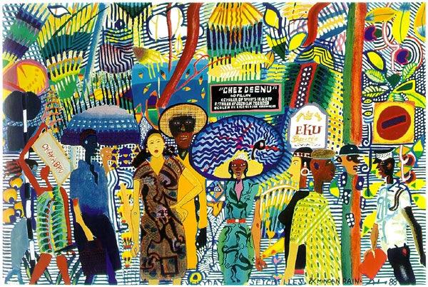 Silkscreens | Michael Adams Seychelles Art Gallery